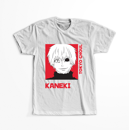 Koszulka Biała Tokyo Ghoul - WYBIERZ KOLOR KOSZULKI I FASON