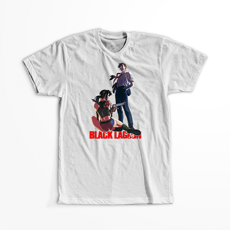 Koszulka Biała - Black Lagoon - WYBIERZ KOLOR KOSZULKI I FASON