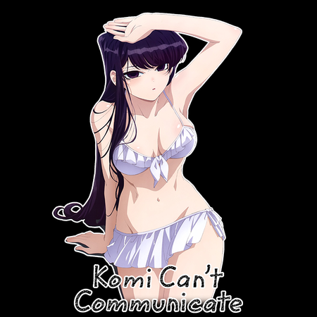 Koszulka Czarna -  Komi Can't Communicate - WYBIERZ KOLOR KOSZULKI I FASON