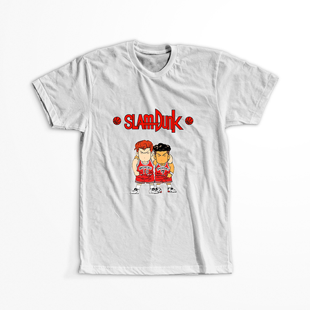Koszulka Biała Slam Dunk WYBIERZ KOLOR KOSZULKI I FASON