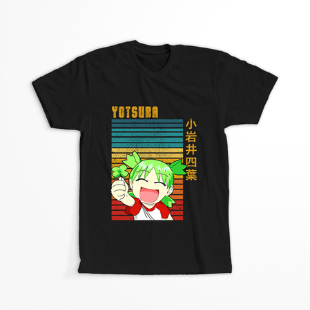 Koszulka Czarna Yotsuba! WYBIERZ KOLOR KOSZULKI I FASON