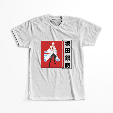 Koszulka Biała Gintama WYBIERZ KOLOR KOSZULKI I FASON