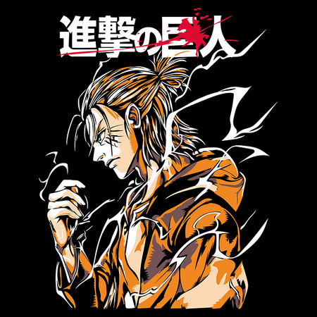 Koszulka Biała Attack on titan WYBIERZ KOLOR KOSZULKI I FASON