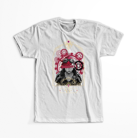 Koszulka Biała - League of Legends & Arcane - WYBIERZ KOLOR KOSZULKI I FASON