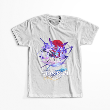 Koszulka Biała - Honkai Star Rail  - Seele WYBIERZ KOLOR KOSZULKI I FASON