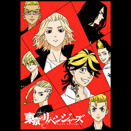 Koszulka Czarna Tokyo Revengers WYBIERZ KOLOR KOSZULKI I FASON