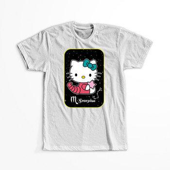Koszulka Biała - Hello Kitty - WYBIERZ KOLOR KOSZULKI I FASON