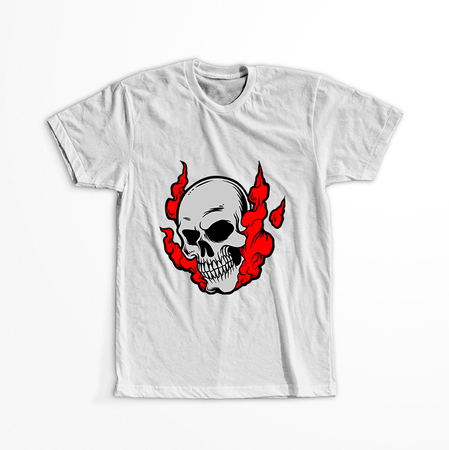Koszulka Czaszka WYBIERZ KOLOR KOSZULKI I FASON