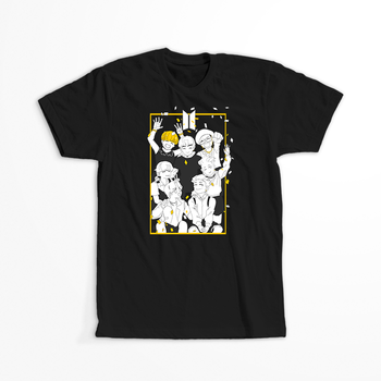 Koszulka Czarna BTS - WYBIERZ KOLOR KOSZULKI I FASON