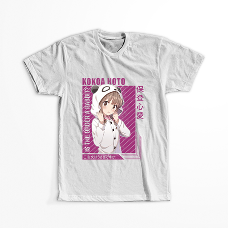 Koszulka Biała - Is the Order a Rabbit? - WYBIERZ KOLOR KOSZULKI I FASON