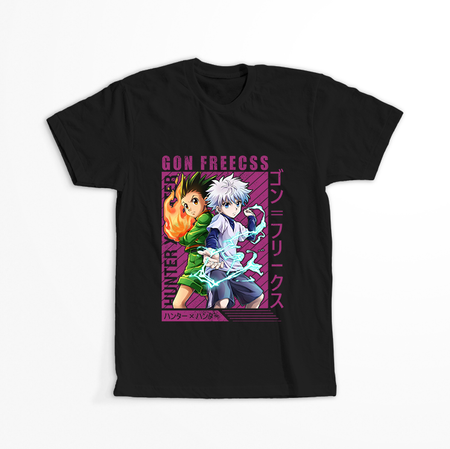 Koszulka Czarna Hunter x Hunter WYBIERZ KOLOR KOSZULKI I FASON