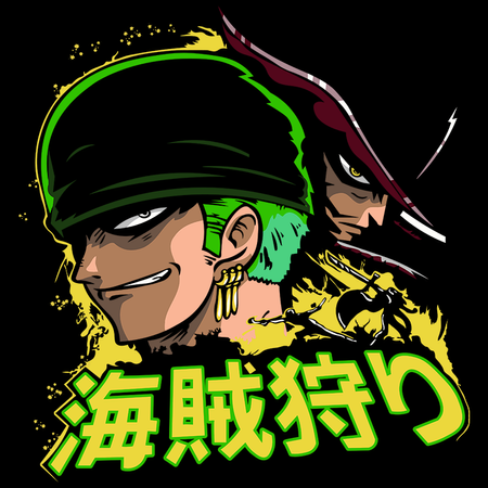 Koszulka Czarna One Piece - WYBIERZ KOLOR KOSZULKI I FASON