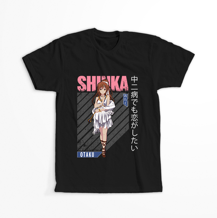 Koszulka Czarna Chuunibyou demo Koi ga Shitai! / Love, Chunibyo & Other Delusions! - WYBIERZ KOLOR KOSZULKI I FASON