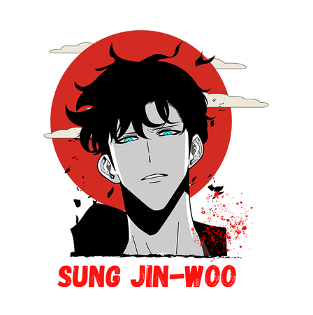 Koszulka Biała - Solo Leveling - WYBIERZ KOLOR KOSZULKI I FASON