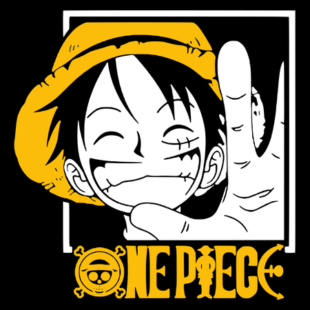 Koszulka Czarna One Piece - WYBIERZ KOLOR KOSZULKI I FASON