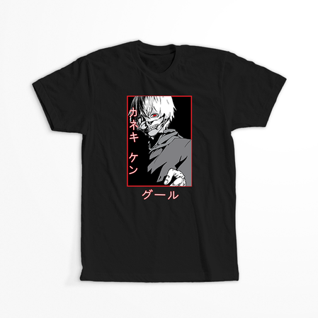 Koszulka Czarna Tokyo Ghoul - WYBIERZ KOLOR KOSZULKI I FASON