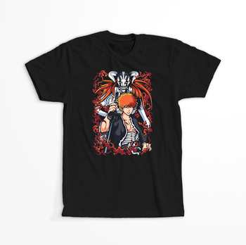 Koszulka Czarna Bleach - WYBIERZ KOLOR KOSZULKI I FASON