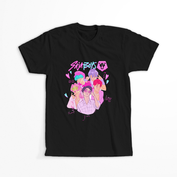 Koszulka Czarna KPop Demon Hunters WYBIERZ KOLOR KOSZULKI I FASON