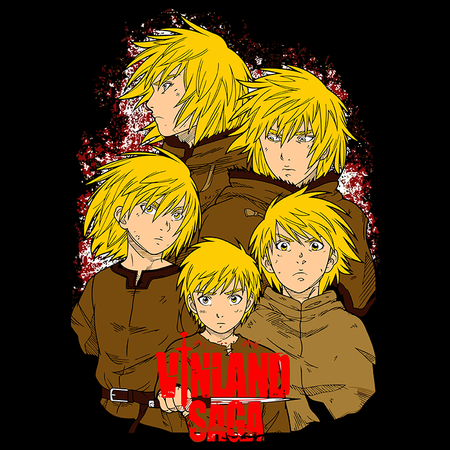 Koszulka Biała - Vinland saga - WYBIERZ KOLOR KOSZULKI I FASON