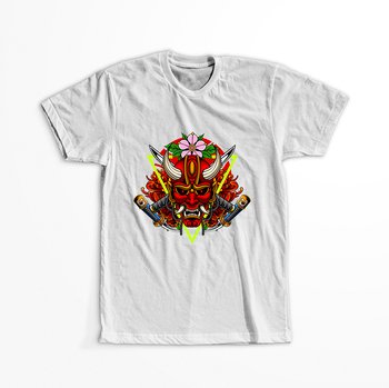 Koszulka Maska Samuraja WYBIERZ KOLOR KOSZULKI I FASON