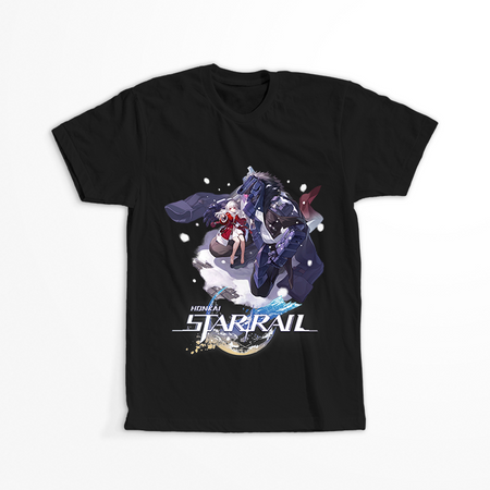 Koszulka Czarna - Honkai Star Rail - Clara WYBIERZ KOLOR KOSZULKI I FASON