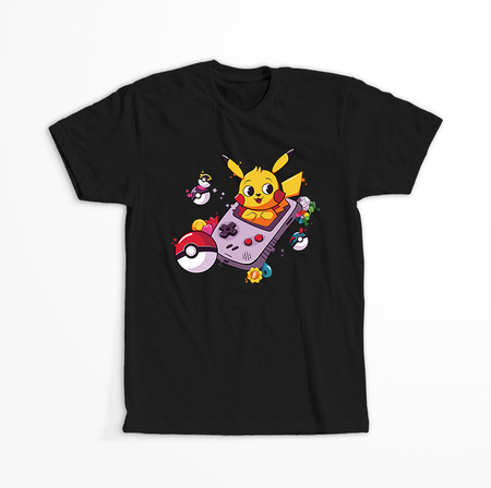 Koszulka Czarna  - Pokemon - WYBIERZ KOLOR KOSZULKI I FASON