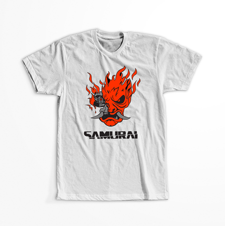 Koszulka Biała Cyberpunk Edgerunners - WYBIERZ KOLOR KOSZULKI I FASON