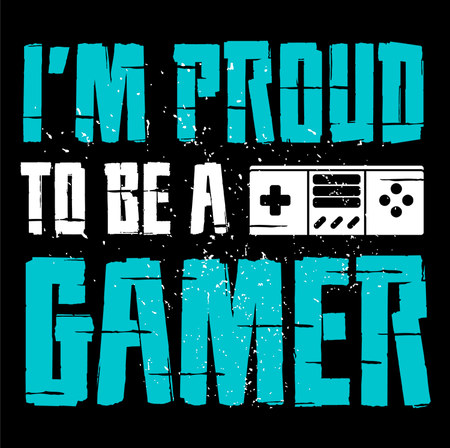 Koszulka  I'am proud to be a gamer WYBIERZ KOLOR KOSZULKI I FASON