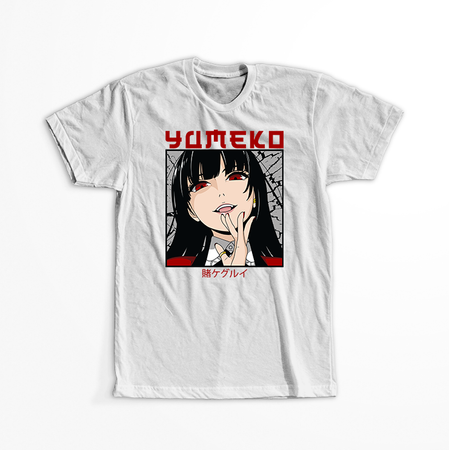 Koszulka Biała - Kakegurui - WYBIERZ KOLOR KOSZULKI I FASON