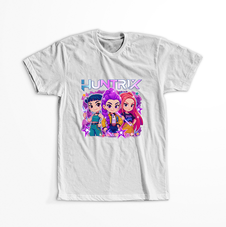 Koszulka Biała KPop Demon Hunters WYBIERZ KOLOR KOSZULKI I FASON