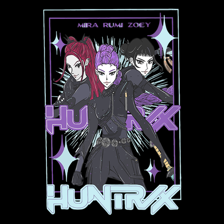 Koszulka Biała KPop Demon Hunters WYBIERZ KOLOR KOSZULKI I FASON