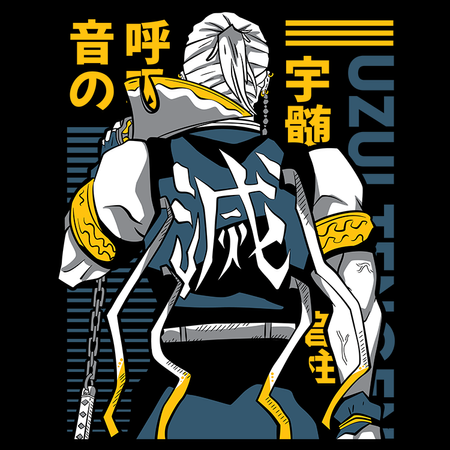 Koszulka Czarna Demon Slayer / Kimetsu no Yaiba / Miecz zabójcy demonów - WYBIERZ KOLOR KOSZULKI I FASON