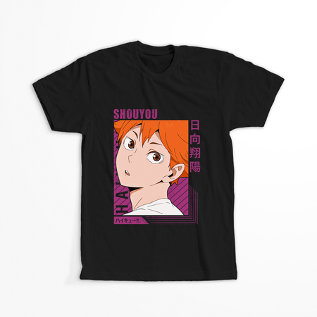 Koszulka Czarna - Haikyuu!!  - WYBIERZ KOLOR KOSZULKI I FASON