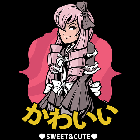 Koszulka Sweet&cute KOLOR KOSZULKI I FASON