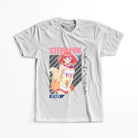Koszulka Biała No Game No Life - WYBIERZ KOLOR KOSZULKI I FASON