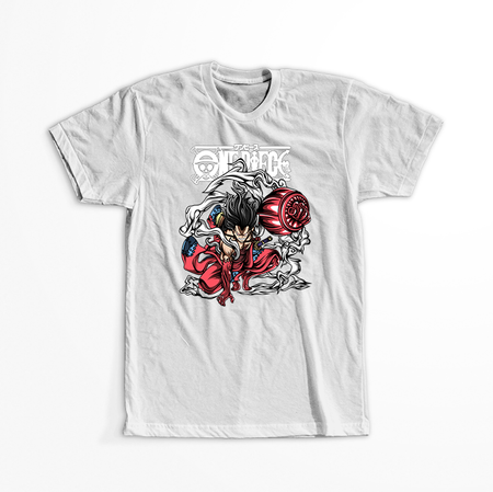 Koszulka Biała One Piece - WYBIERZ KOLOR KOSZULKI I FASON