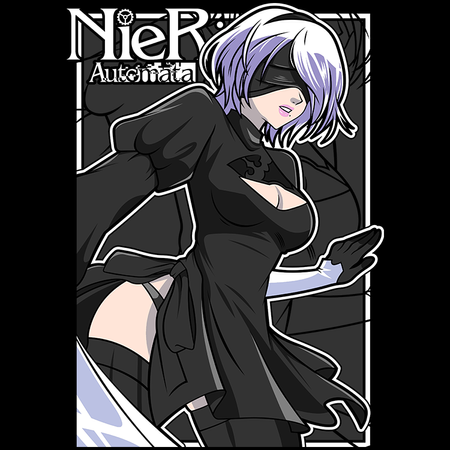 Koszulka Biała NieR - WYBIERZ KOLOR KOSZULKI I FASON