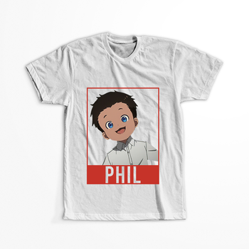 Koszulka Biała - The Promised Neverland - WYBIERZ KOLOR KOSZULKI I FASON