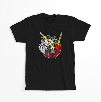 Koszulka Czarna Gundam - WYBIERZ KOLOR KOSZULKI I FASON