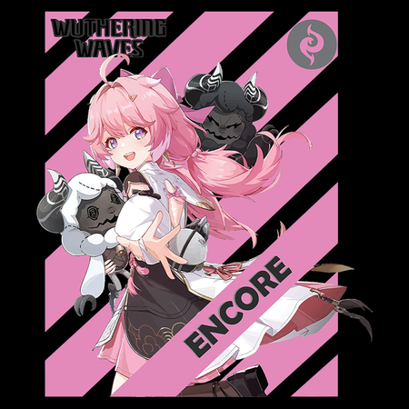 Koszulka Biała Wuthering Waves - WYBIERZ FASON I KOLOR KOSZULKI 