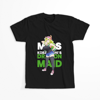 Koszulka Czarna Kobayashi-san Chi no Maid Dragon - WYBIERZ KOLOR KOSZULKI I FASON