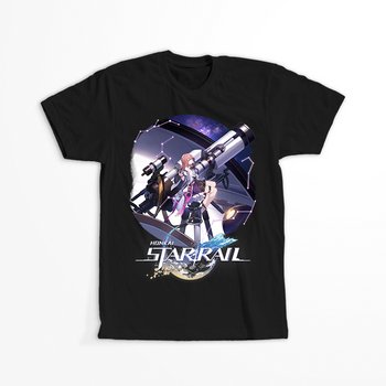 Koszulka Czarna - Honkai Star Rail  - Asta WYBIERZ KOLOR KOSZULKI I FASON