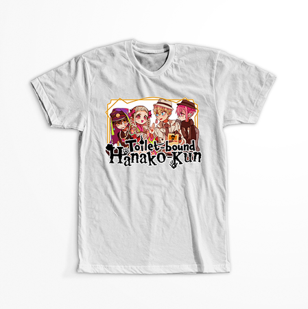 Koszulka Biała - Toilet-bound Hanako-kun - WYBIERZ KOLOR KOSZULKI I FASON