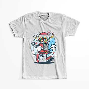 Koszulka Guma Balonowa WYBIERZ KOLOR KOSZULKI I FASON