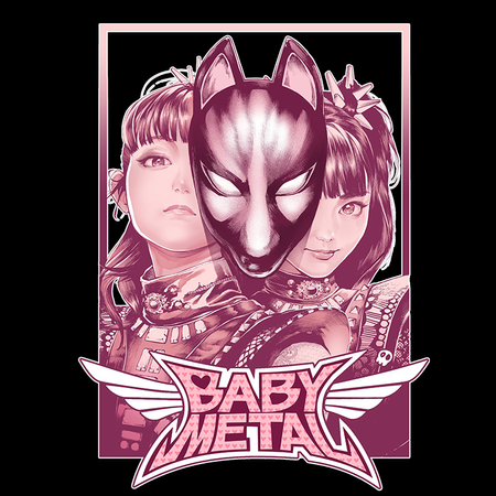 Koszulka Biała Baby Metal - WYBIERZ KOLOR KOSZULKI I FASON