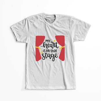 Koszulka Serce na scenie WYBIERZ KOLOR KOSZULKI I FASON