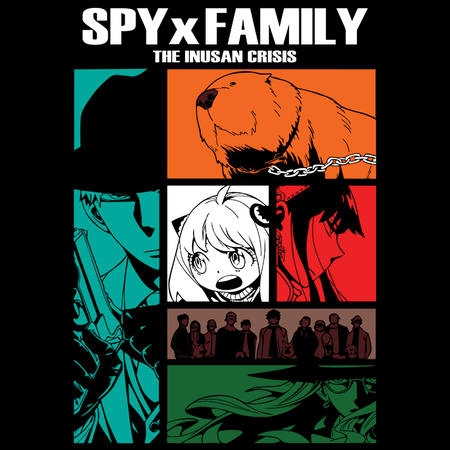 Koszulka Czarna Spy X Family - WYBIERZ KOLOR KOSZULKI I FASON