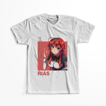 Koszulka Biała Highschool DxD - WYBIERZ KOLOR KOSZULKI I FASON