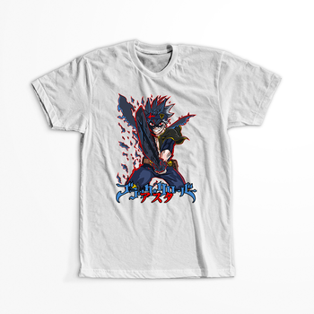 Koszulka Biała - Black Clover - WYBIERZ KOLOR KOSZULKI I FASON