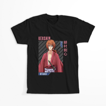 Koszulka Czarna Rurouni Kenshin WYBIERZ KOLOR KOSZULKI I FASON